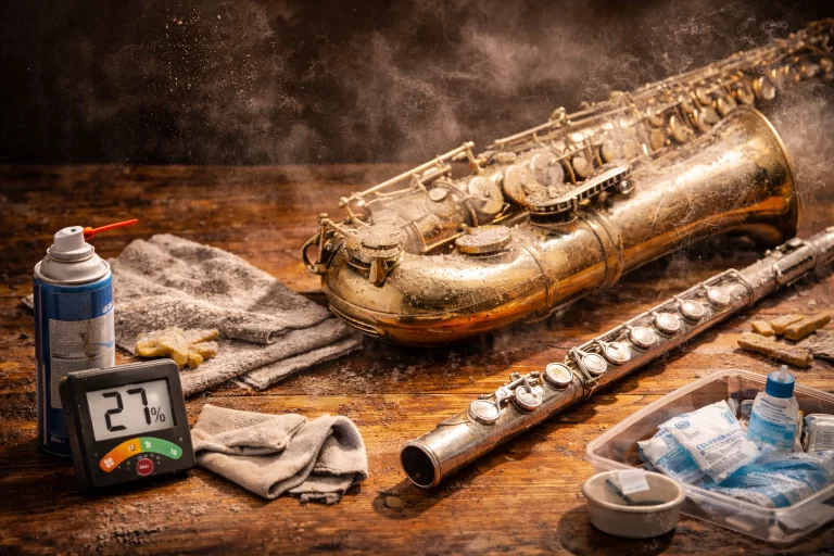 Poeira danifica instrumentos de sopro? Veja como evitar e proteger seu instrumento por muitos anos