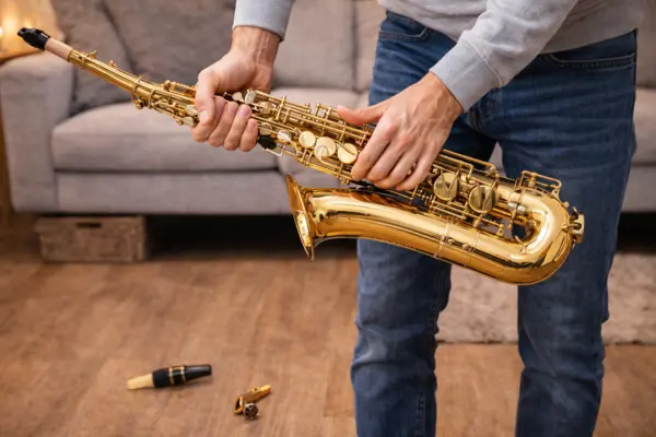 O que fazer após usar instrumentos de sopro em casa para manter o funcionamento correto